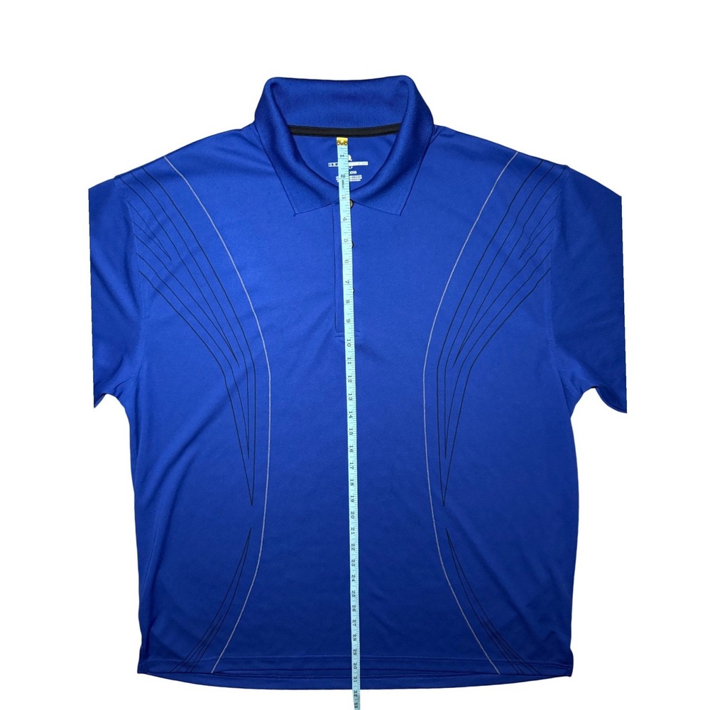 Grand Slam Golf Polo Short Sleeve Shirt Mens XXL Blue Graphic Performance Top - Picture 7 of 7